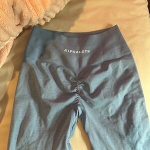 Light Blue Alphalete Amplify Leggings
